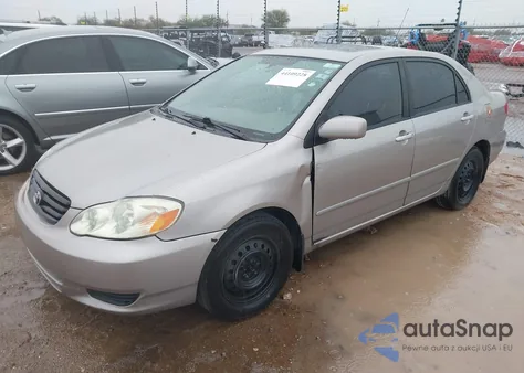 2003 Toyota Corolla Le from USA, damaged, VIN 2T1BR32E43C085069